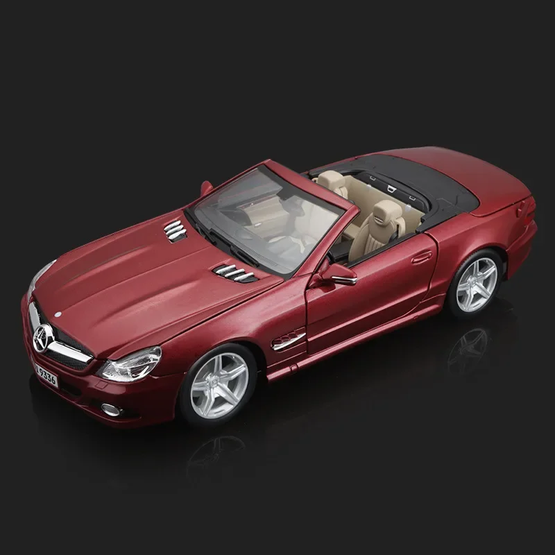 Maisto 1:18 Mercedes Benz Sl550 Sports Car Diecast Model Edition Alloy Luxury Vehicle Sports Car Toys Collection Decoration Gift