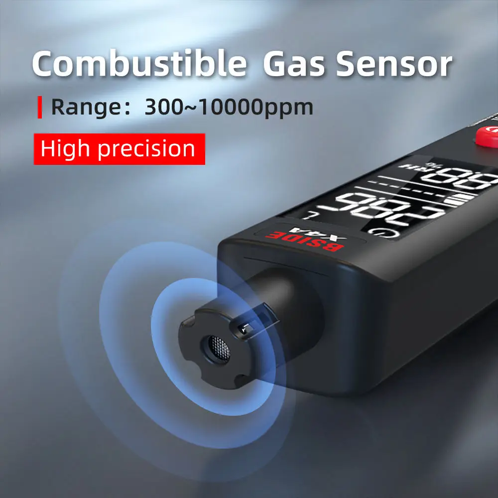 BSIDE X4A igrometro digitale professionale rilevatore di Gas naturale temperatura ambiente interna umidità metano butano Tester strumento calibro