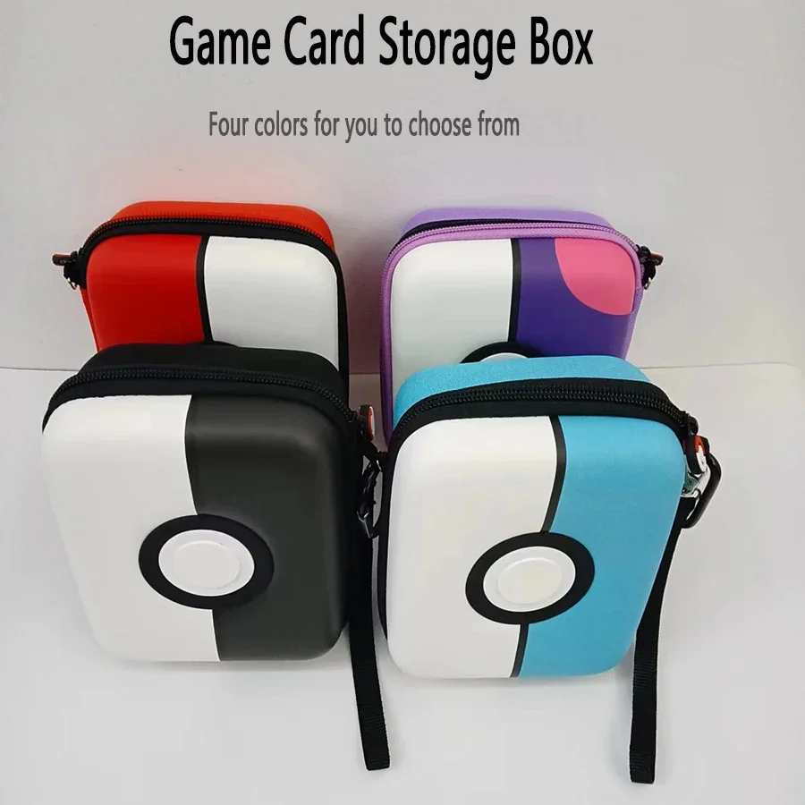 400-Card Storage Box for PTCG & MTG - Hard-Shell Album with Carry Case | Trading Card Game Accessories