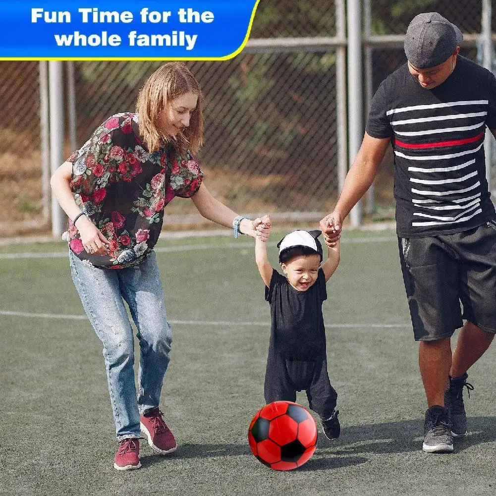 1 pçs cor aleatória bola de prática de futebol com faixa elástica equipamento de treinamento de futebol crianças bola de brinquedo inflável