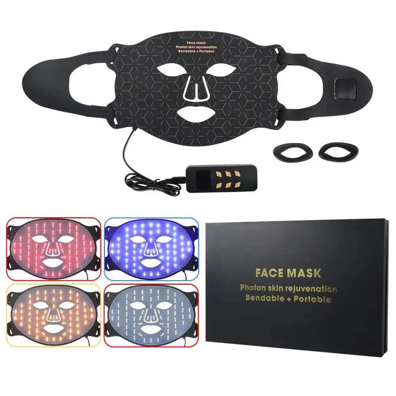 Hoge Kwaliteit Schoonheidsverzorging Rood Licht Masker Huidverzorging Foton Anti Rimpel Rood Licht Therapie Apparaat Geleid Gezichtsmasker