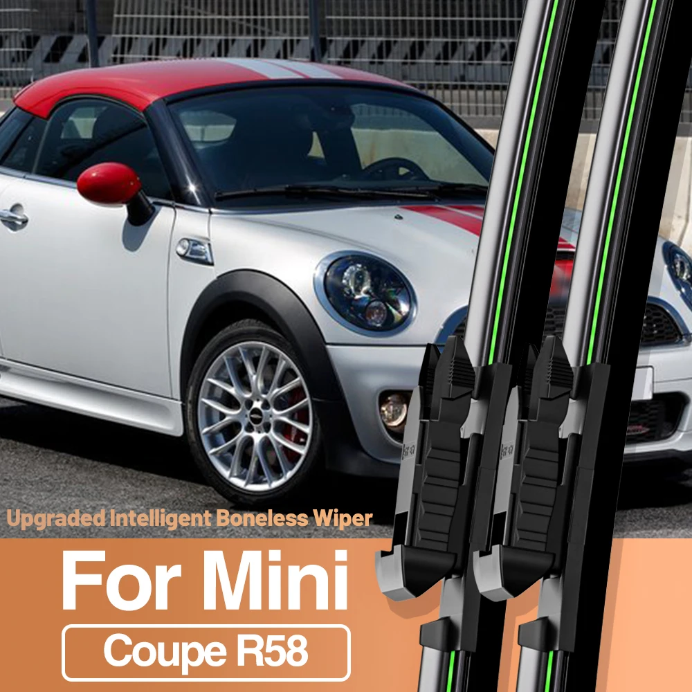 

2pcs For Mini Coupe R58 2010-2015 Front Windshield Wiper Blades Windscreen Window Accessories 2011 2012 2013 2014