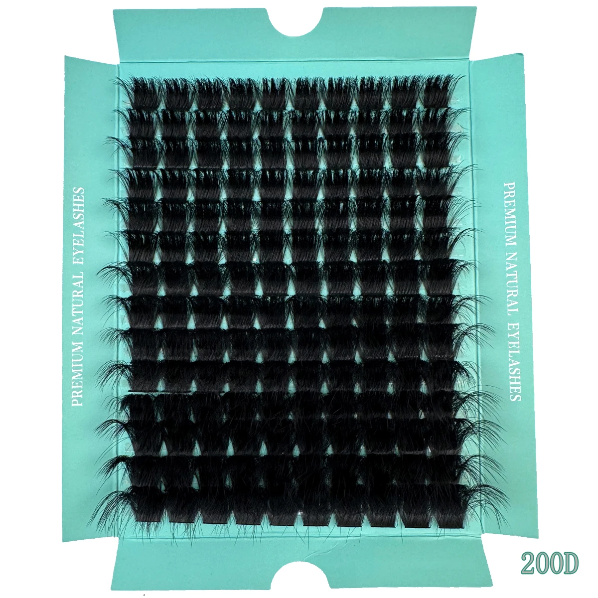 60D-200D 8D Fluffy DIY Cluster Eyelashes 8-20mm Mixed Eyelash Extension 0.07mm Russian D Curl Thick And Reusable Dramatic Lashes
