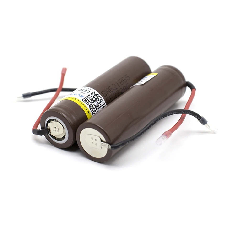 Linie-batería recargable de alta descarga, Cigarrillo Electrónico de 18650 mah, 30a, alta resistencia, para hg2, 1-20 unidades