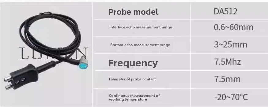 manufacture ultrasonic thickness gauges, standard micro-diameter coarse crystal probes, suitable for GE model DM5E