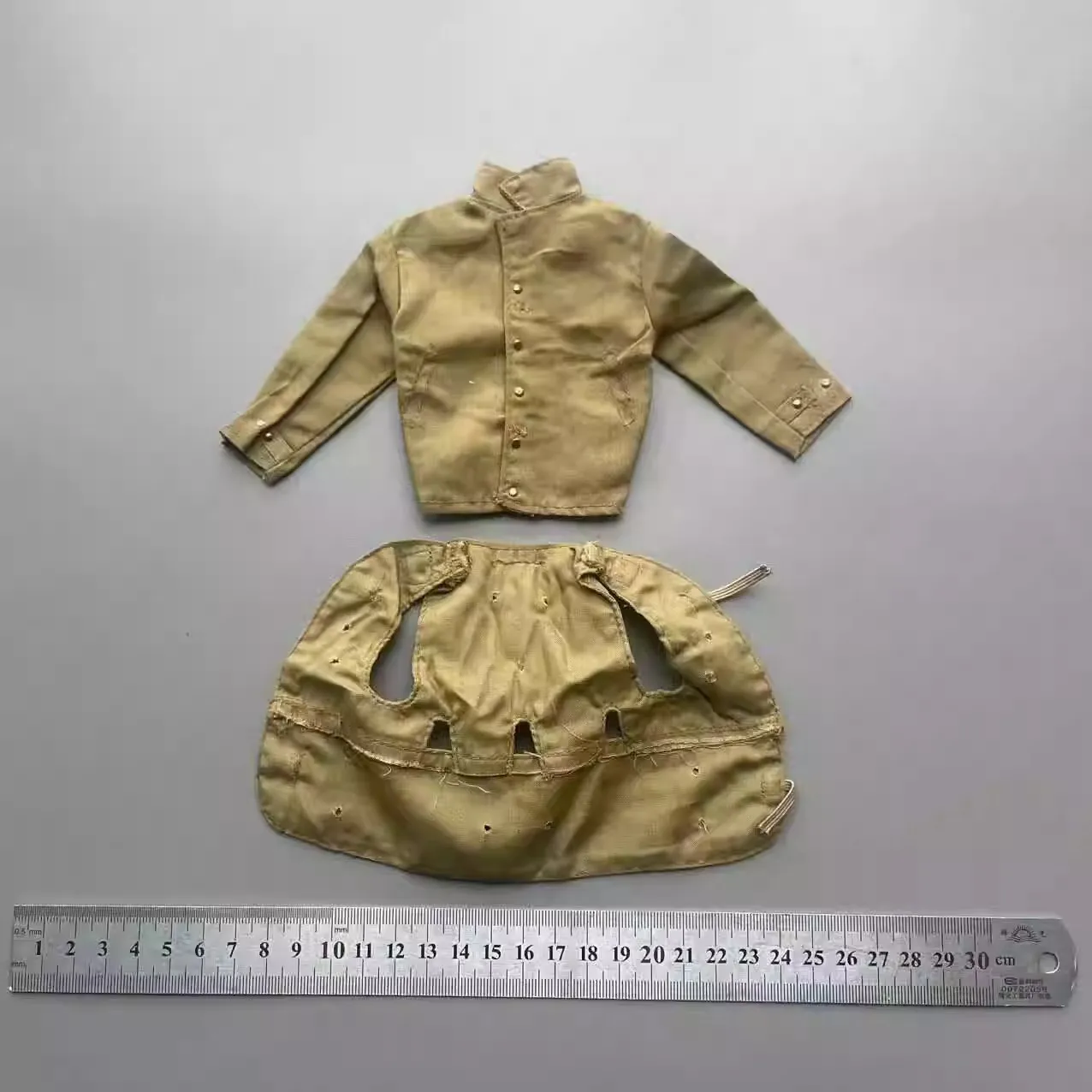 Accesorios de ropa de soldado pequeño 1/6, camisa de francotirador de la Segunda Guerra Mundial, chaleco, modelo de juguete para cuerpo de figura de acción de 12 pulgadas, disponible
