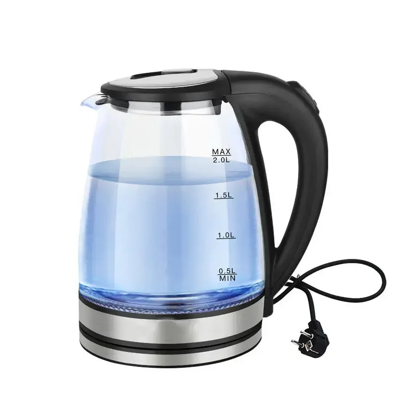 

Houselin Borosilicate Glass Water Electric Kettle, 2L Coffee & Tea Kettle