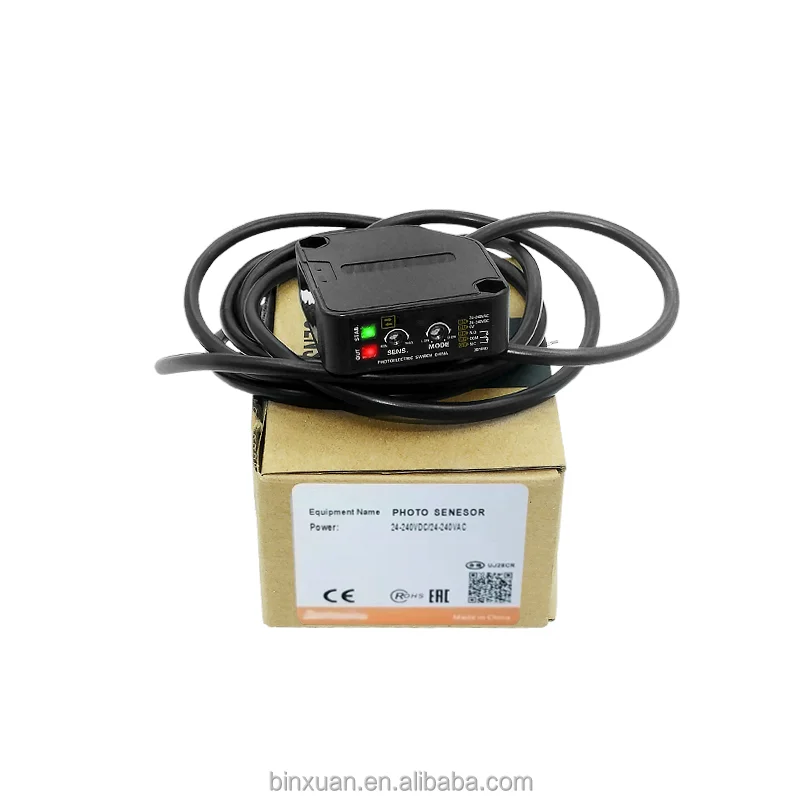 BEN300-DDT diffuse reflection through beam retro reflective 24V 240V photoelectric sensor