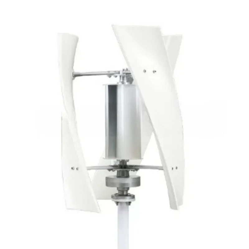 100W 12V 24V Vertical Wind Turbine Micro Wind Generator Low Wind Startup Anti Strong  1pcs