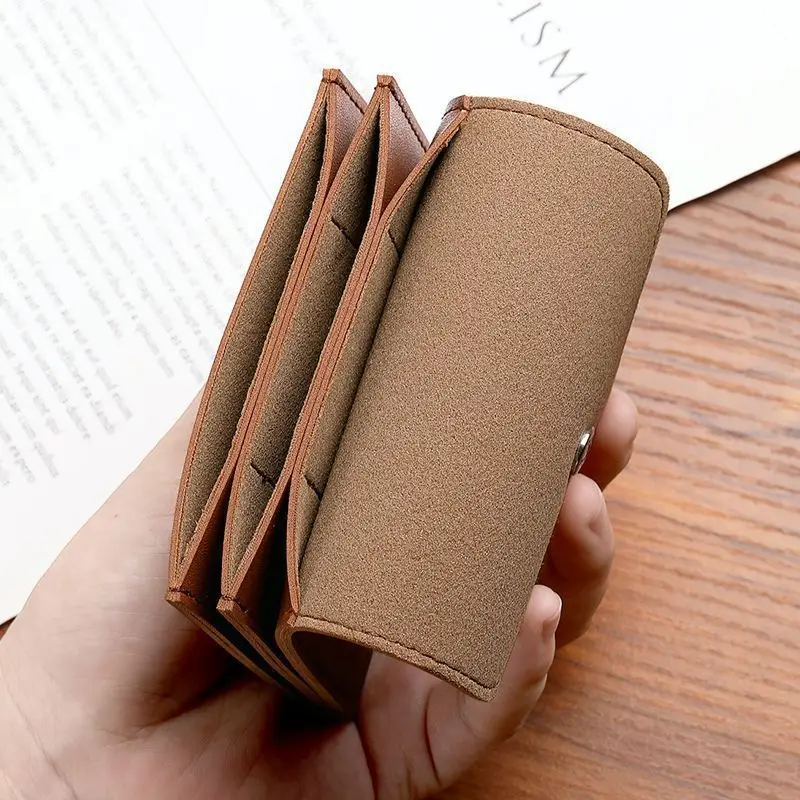 Scalable Accordion Style Card Holder - Slim Organizer for Credit/ID/Business Cards (RFID Blocking & Money Pocket),Men & Women