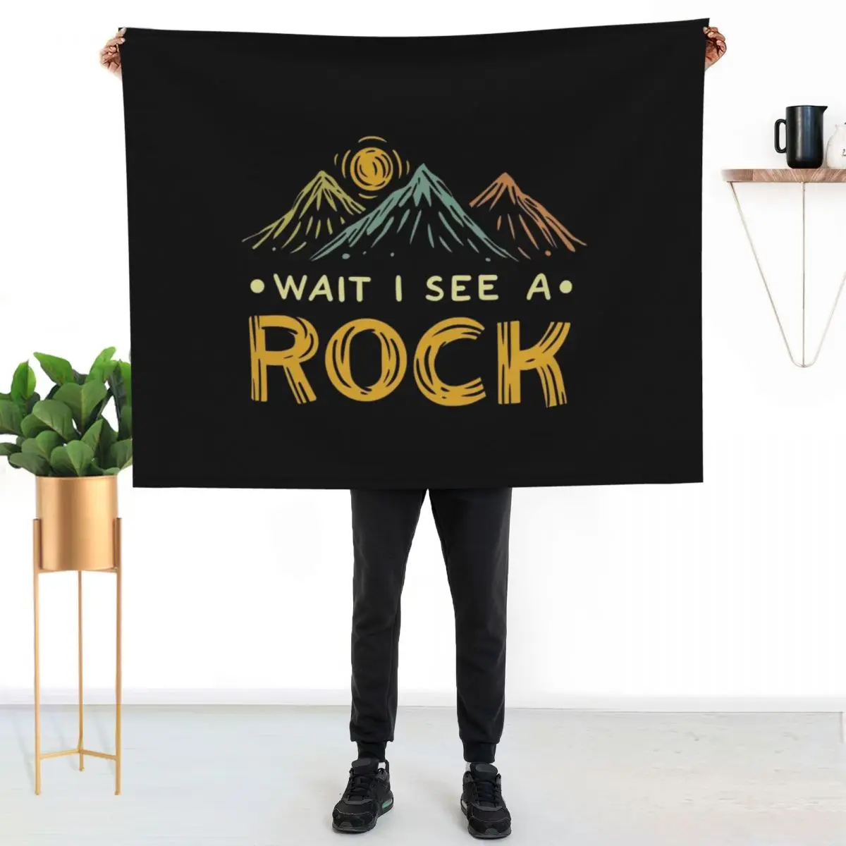 

Geology Geologist Rockhound Rockhounding Retro Throw Blanket Machine Washable Soft Warm Blanket