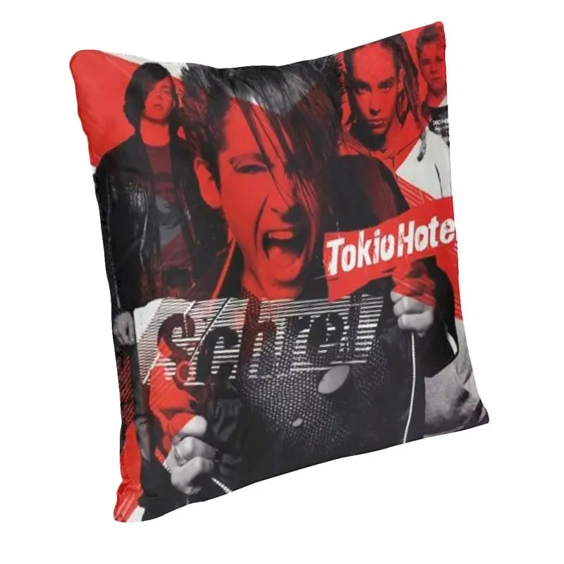 Tokio Hotels Cushion Covers Sofa Living Room Heavy Metal Music Rock Square Throw Pillow Case 40x40