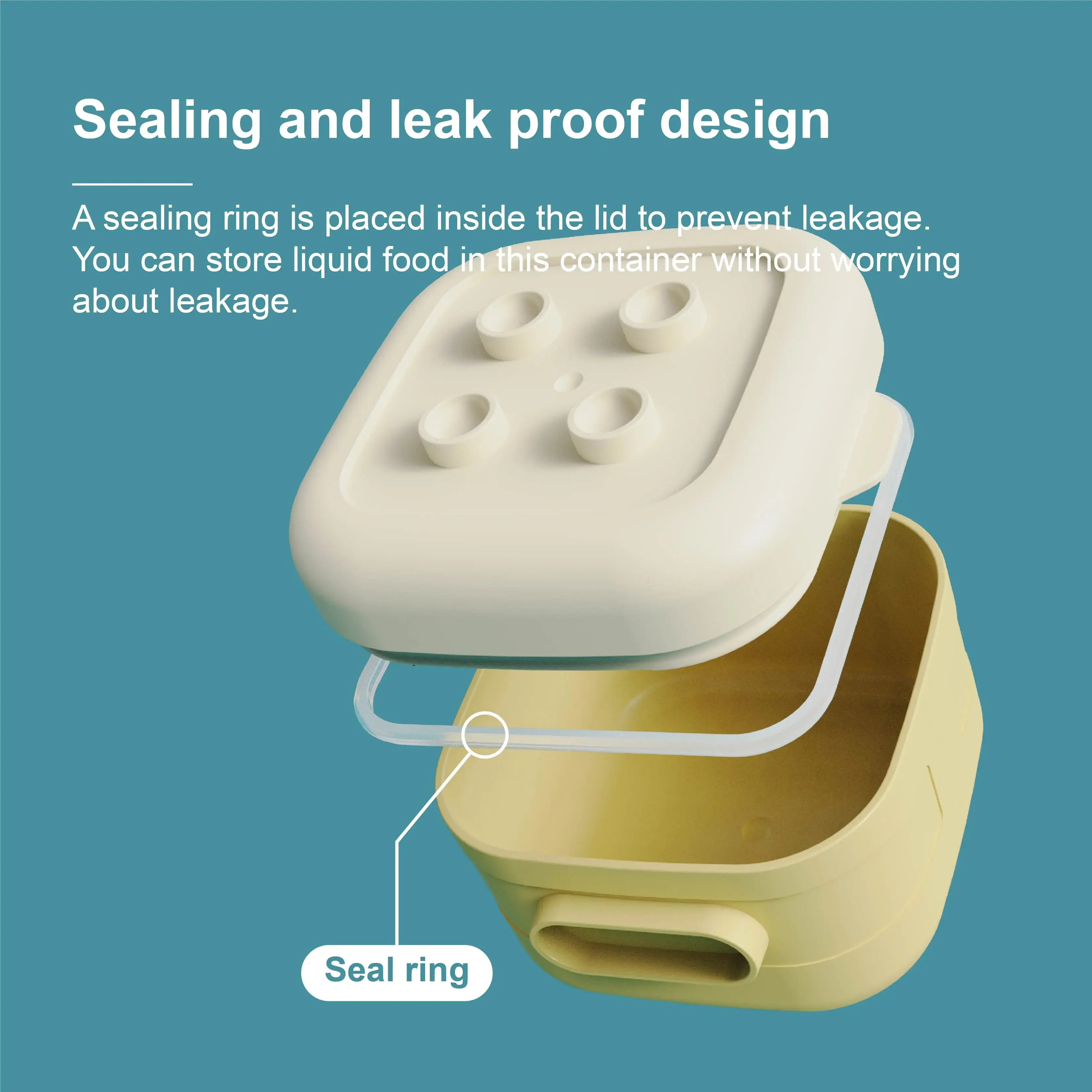 Wholesale Food Grade PP Plastic Building block design Baby Gifts Baby snack Food Storage Container