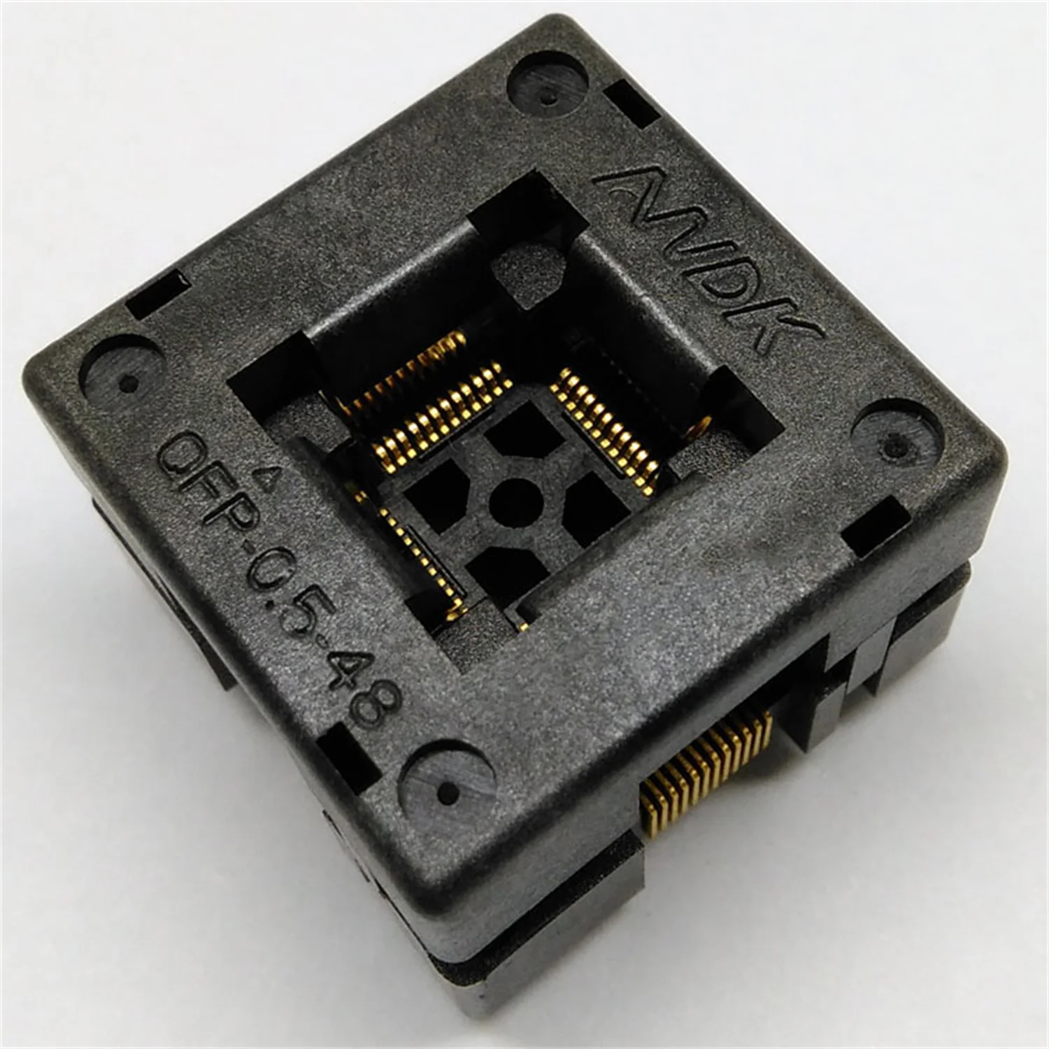 Passo Superior Aberto 0.5 mm Programador Soquete Fpq480.5-06 Teste Flash Adaptador de Conversão Bloco Qfp48 Tqfp48 Lqfp48