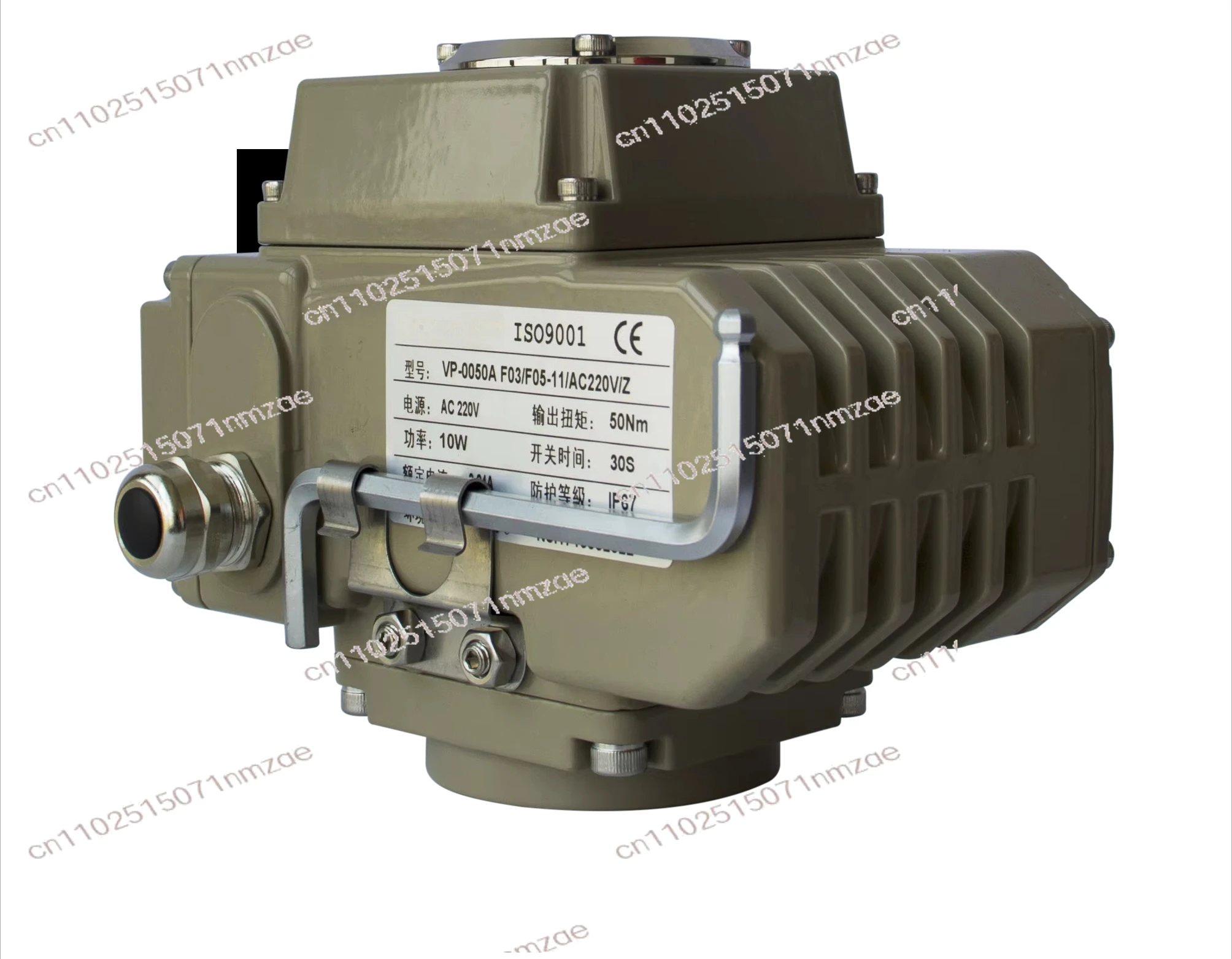 IP67 Electric 90 Degree Rotary Actuator 4-20mAh Valve Signal Input