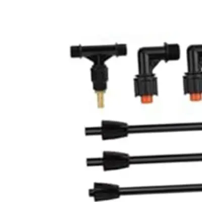 4 Nozzle Sprayer Boom Wand with 1/4 Inch Brass Fitting and Dual Spray Angle Nozzles for Flexible Coverage Options