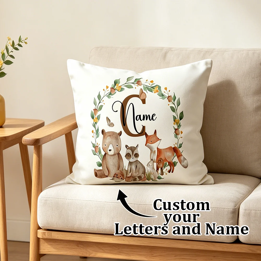 1PC Personalized Woodland Anim - Baby Nursery Name Letters review and price