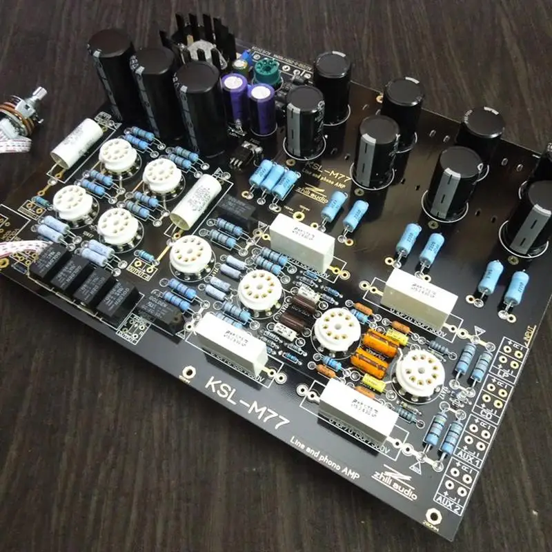 

New (A26D) KONDO (AUDIONOTE) M77 bile preamp compatible phono amplifier circuit finished board
