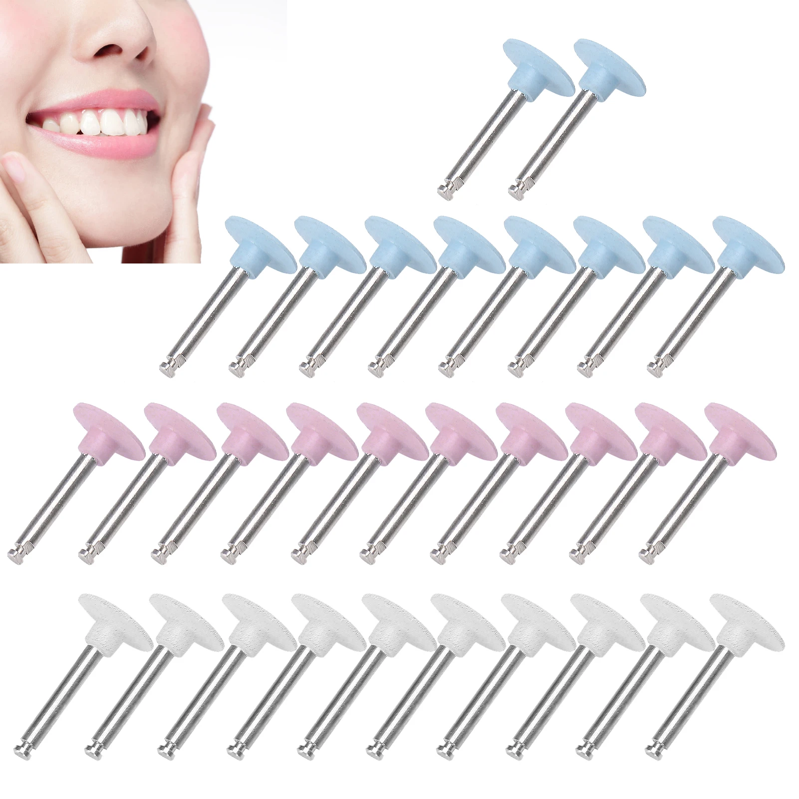 Dental Cura Composite Polishing Bur, Baixa Velocidade Dental Moagem Polidor, Aparelhos Oral Care, Oral Equipment Acessórios, 10Pcs