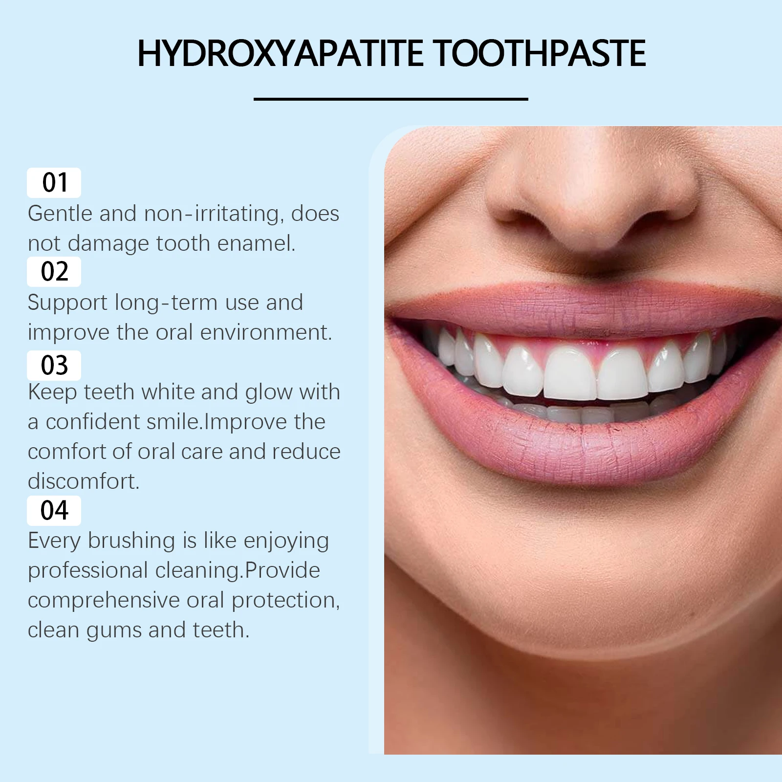 ORALHOE Hydroxyapatite Toothpa - Teeth Whitening Or Tooth Whitening ulasan dan harga