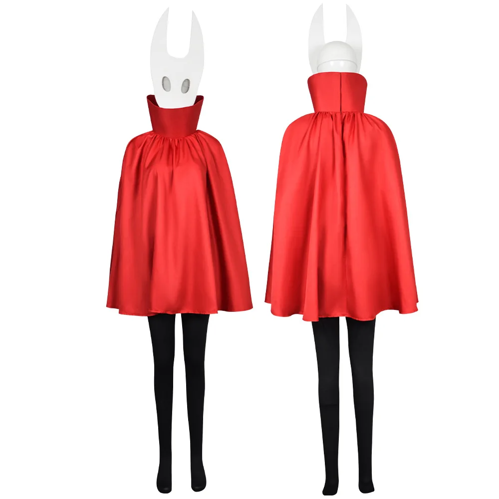 Игра Hollow Knight Silksong Hornet Косплей Костюм Красная Накидка Костюм Женский Косплей Рыцарь Сцена Хэллоуин Карнавальные Наряды