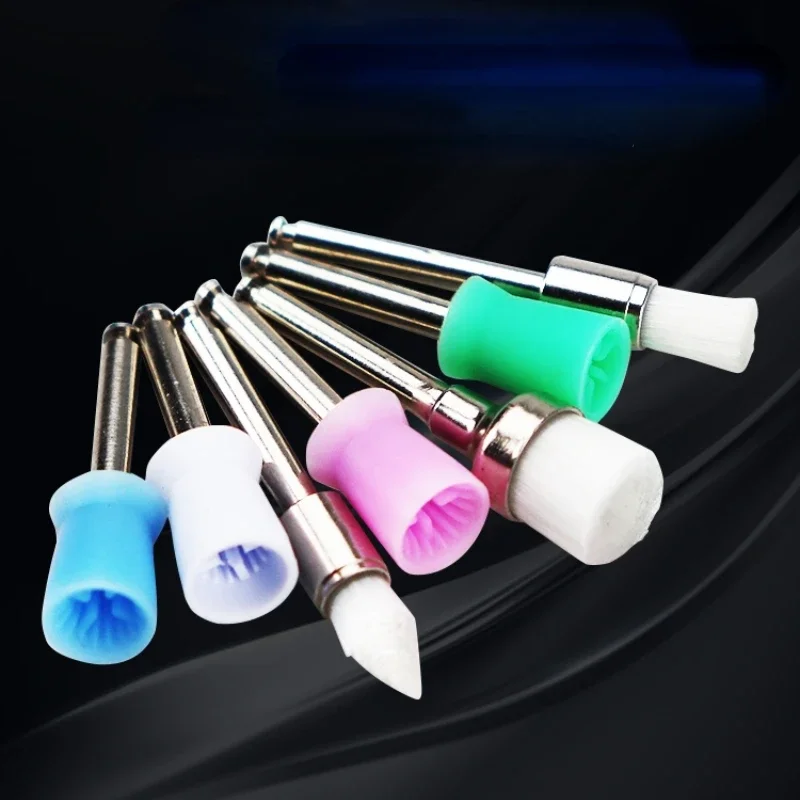 

100Pcs Dental Polishing Cups Teeth Cleaning Polisher Brusher Cup Low-speed Mobile Phone Polishing Cups Dentistry Tools Dentist