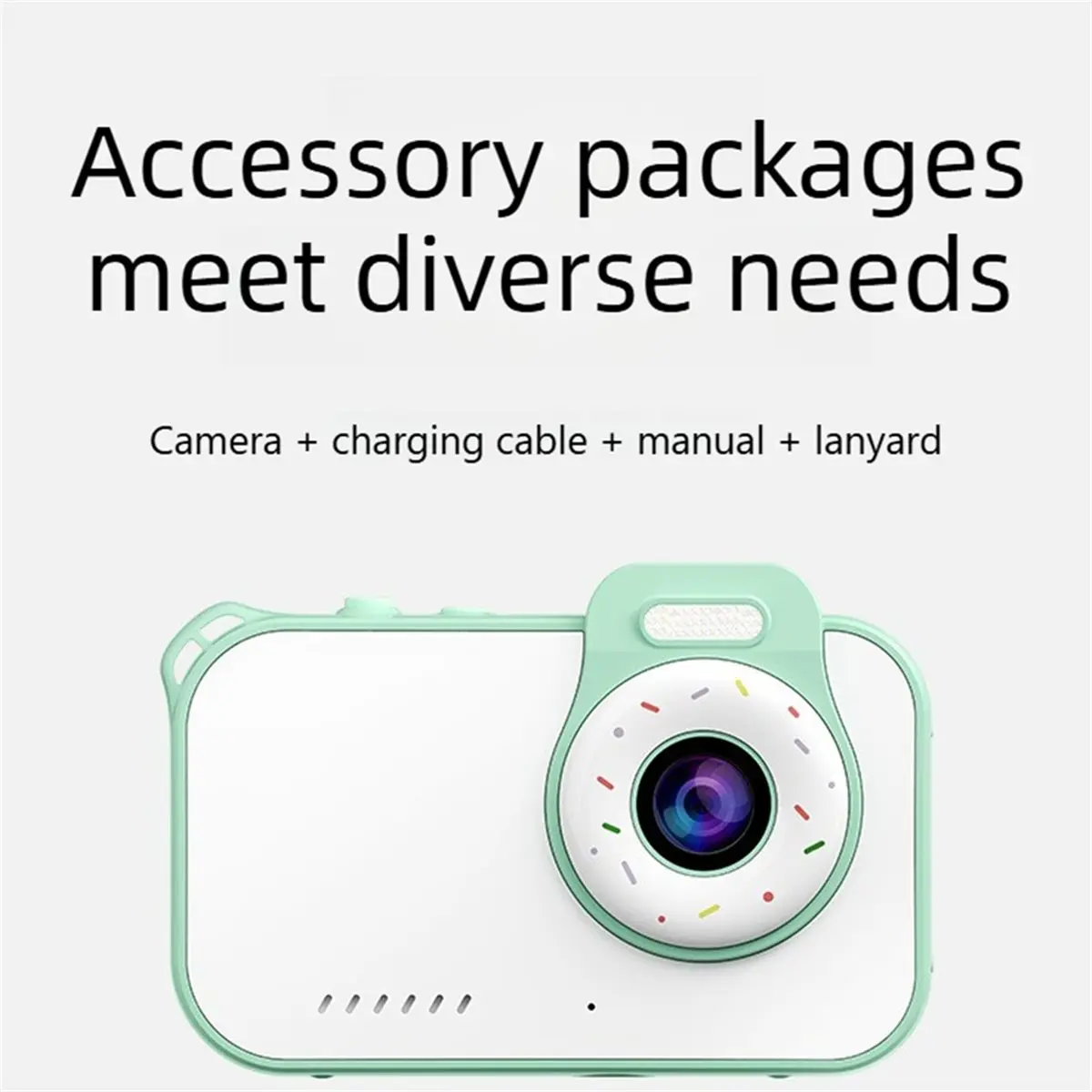 goodidea 2.8-Inch HD Digital Children'S Camera 1200W Pixel Waterproof and Anti Shake Shooting and Video Recording Small Camera