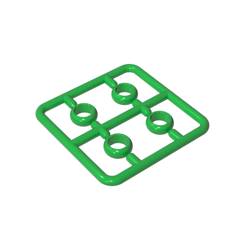 Gobricks 10067 10 Stück Ringsteine 1x1 Zubehörteile Kompatibel mit MOC Bausteine Erwachsenen DIY Bildung Kreatives Spielzeug Modell