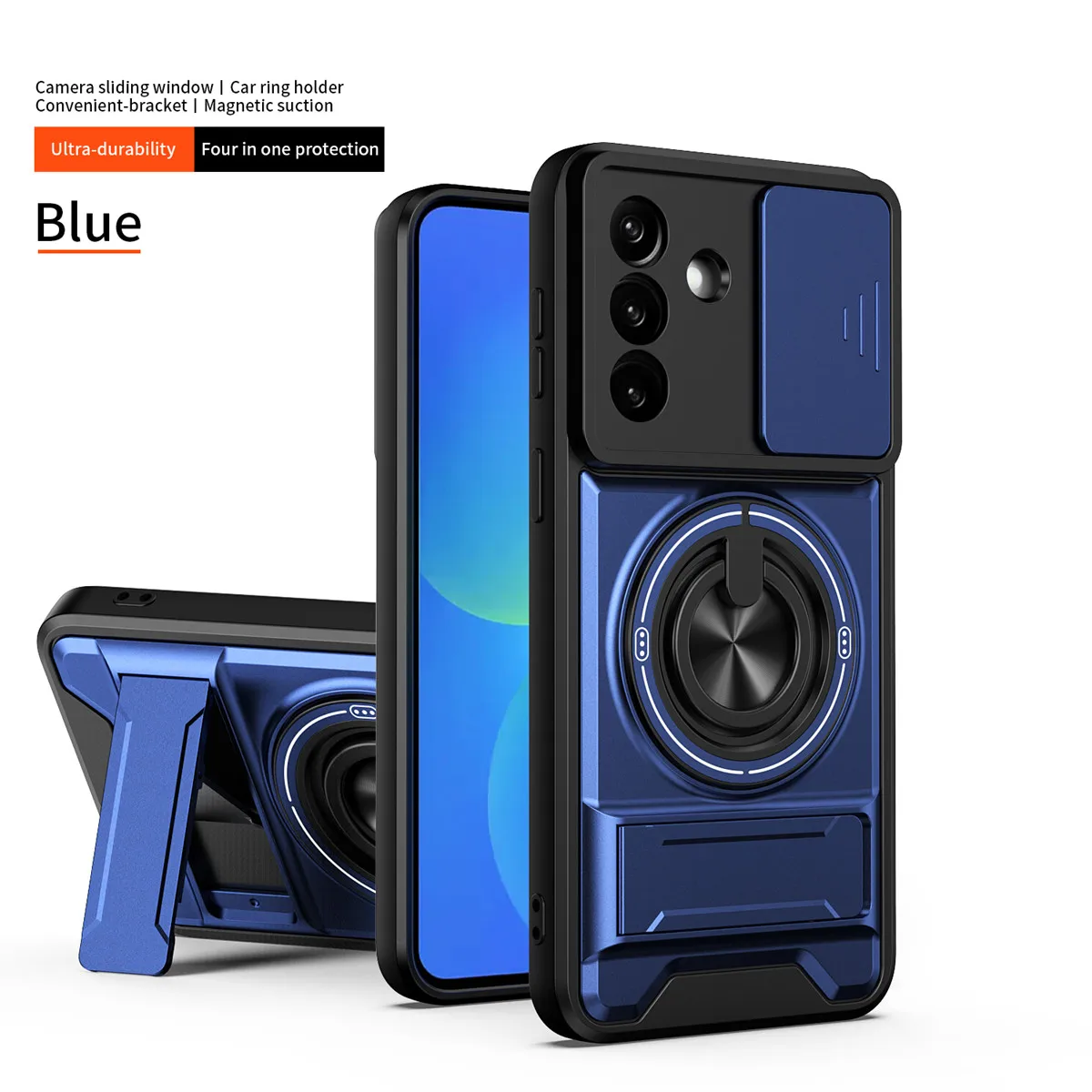Schutzhülle für Samsung Galaxy A57 A37 A17 A56 A36 A26 A16 A55 A35 A25 A15 A54 A34 A14 mit magnetischem Ring