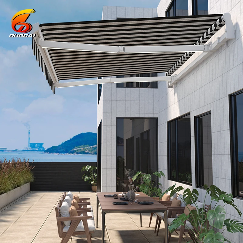

Hot Sale Waterproof Retractable Store Awning Wall Mounted Foldable Sun Shade Canopy