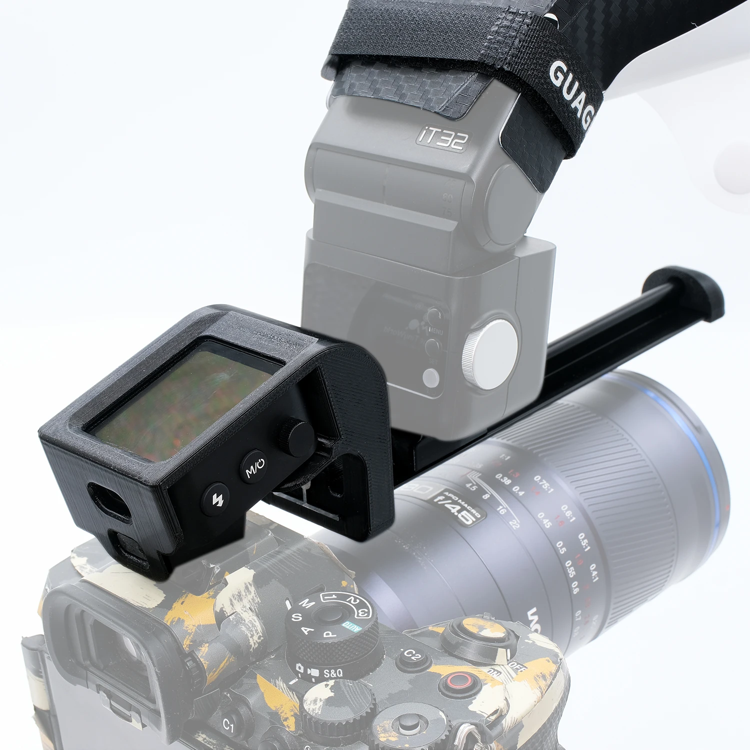 Guage Macro Flash Diffuser for Godox MF12 IT32