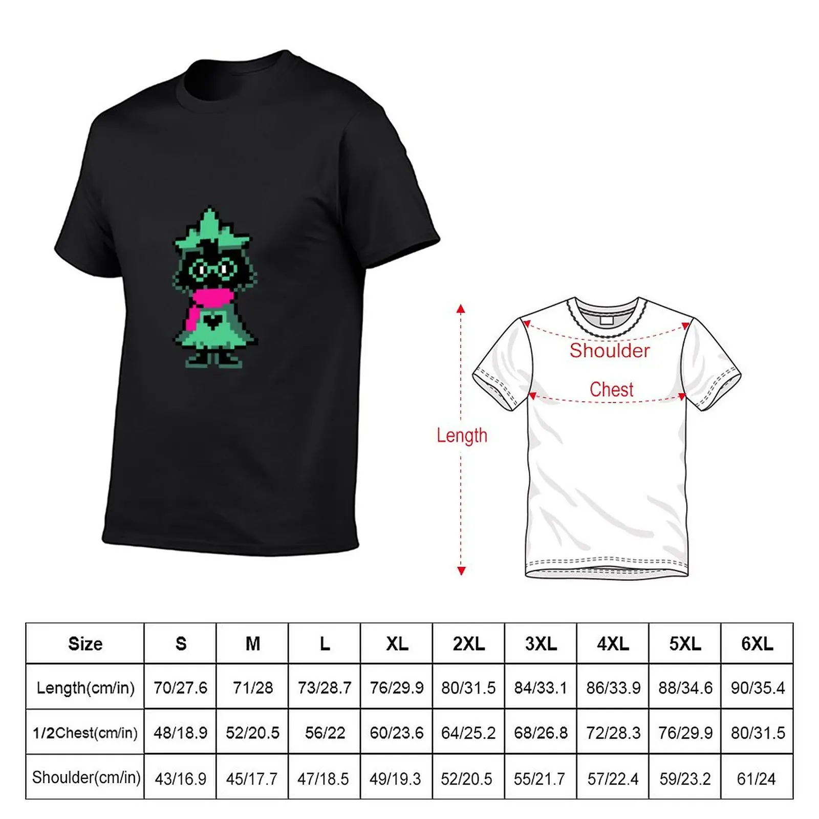 Ralsei from Deltarune T-Shirt Aesthetic clothing funnys Men's clothing