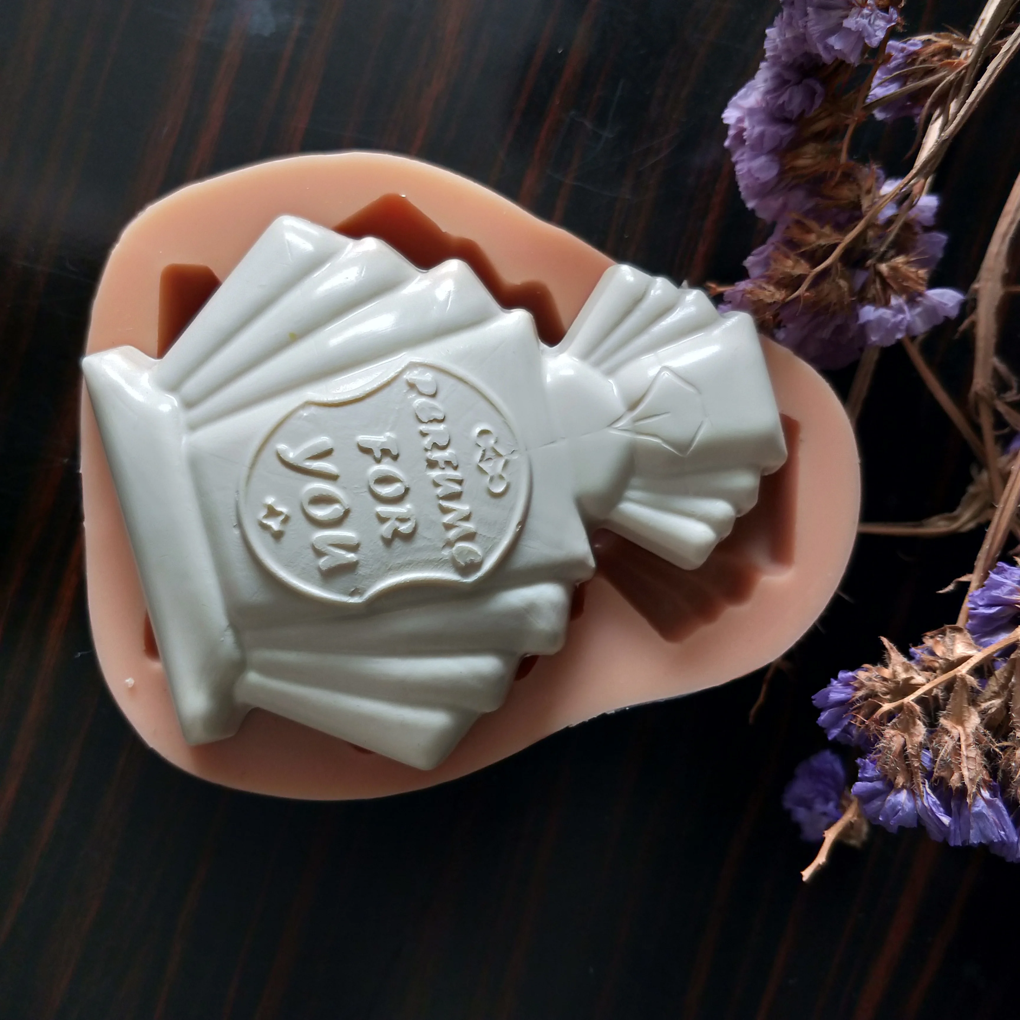 QT0200 PRZY Mold Silicone Perfume Soap Molds Gypsum Chocolate Candle Mold Fondant Mould Perfume Bottle Clay Resin Eco-friendly