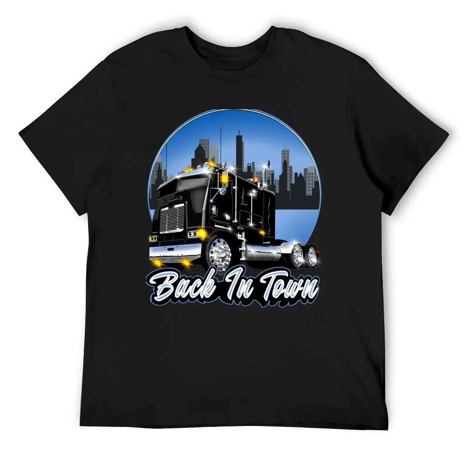 

Back In Town Freightliner coe T-Shirt rapper graphic tees boys whites man t shirt graphic shirts shirts men graphic