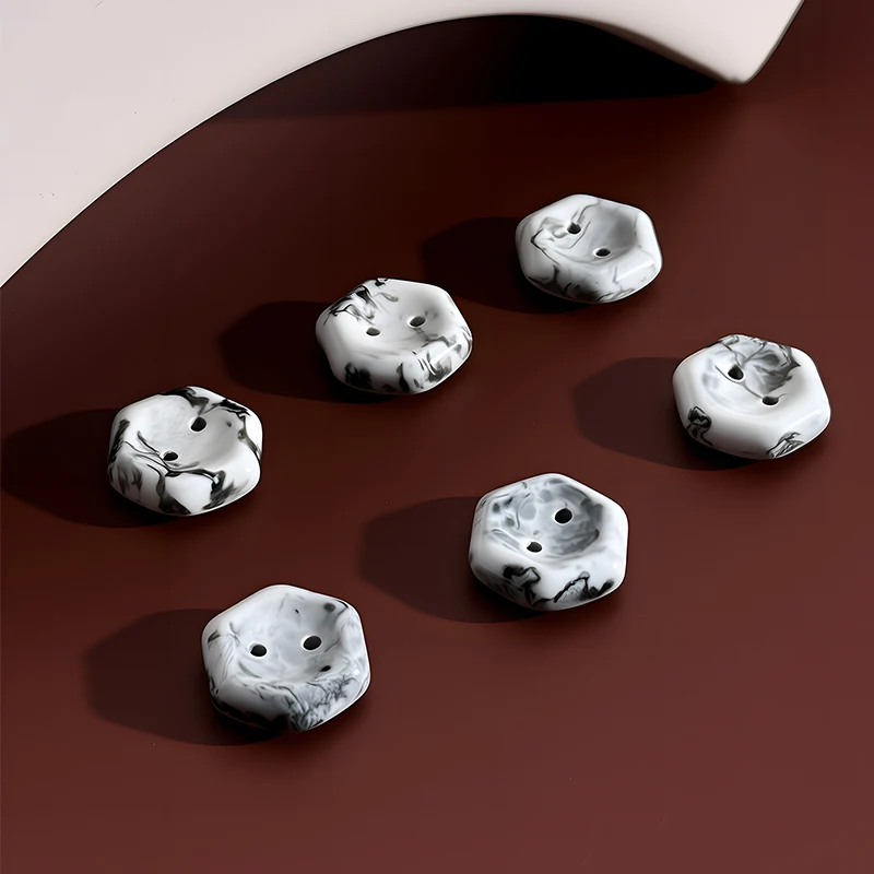 2-Hole Clothing Buttons for Handmade Make Sewing Jacket Coat Suit Materials DIY Accessories Irregular Decoration Craft App