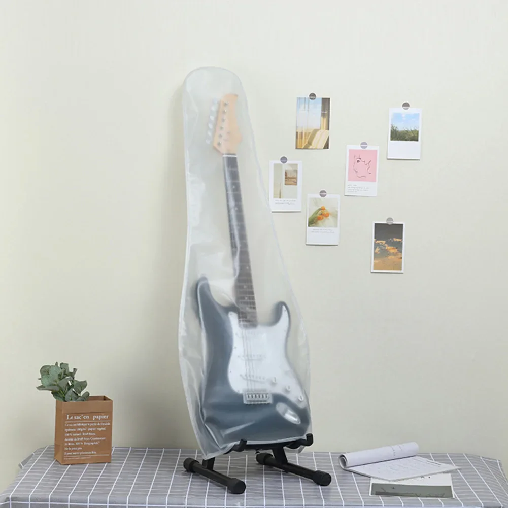 Waterproof and Moisture Proof Guitar Protective Cover Dust Proof Bag for Acoustic Electric Guitars PVC Material