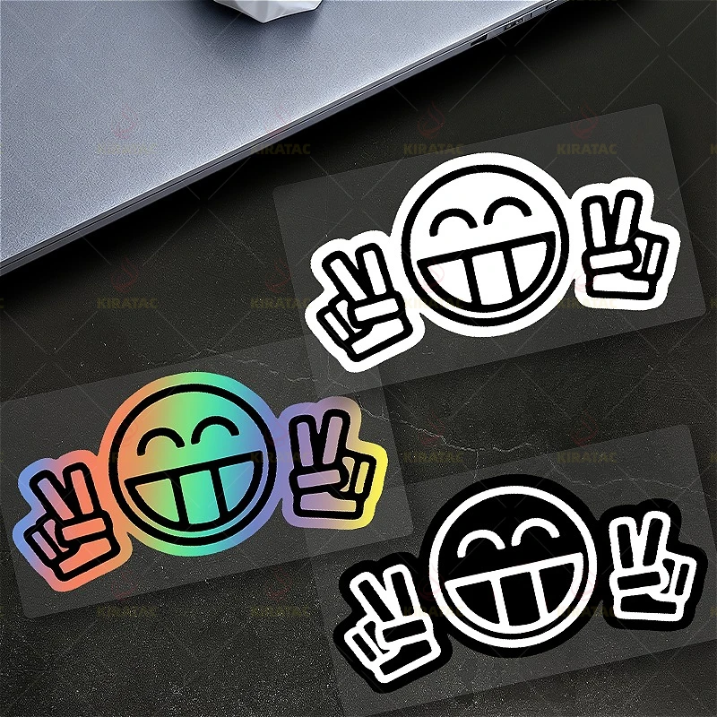

1 шт. Виниловая наклейка с улыбающимся лицом для мотоцикла, водонепроницаемая, для обтекателя мотоцикла, шлема, топливного бака, окна автомобиля, скутера, универсальная