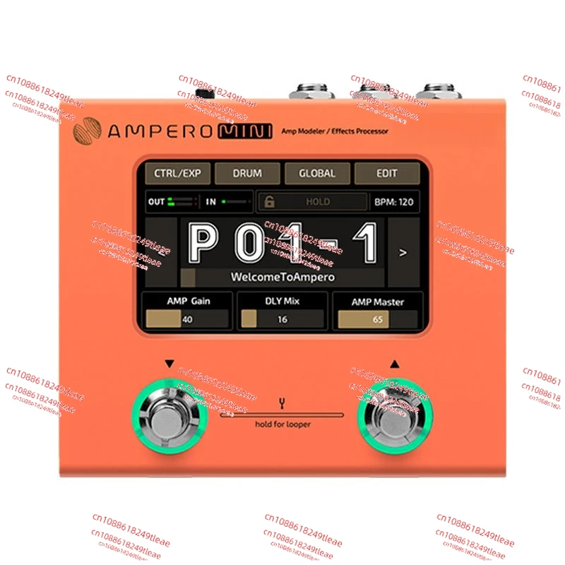 

Ampero mini Effects Processor Guitar Bass Amp Modeling IR Cabinets Simulation Multi-Effects