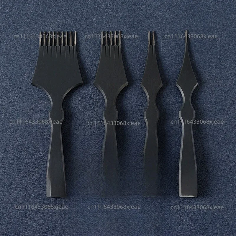 Hexagonal chops, olive chops, oblique flat chops, handmade DIY leather goods, leather making tools