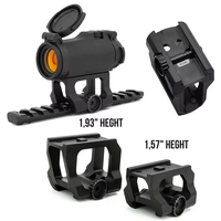 Tactical Riser Scope QD Mount Sight Heighten Base Adapter Bracket 1.54 1.93 Height T01 T02 Tactical Red Dot Reflex Sights 20mm
