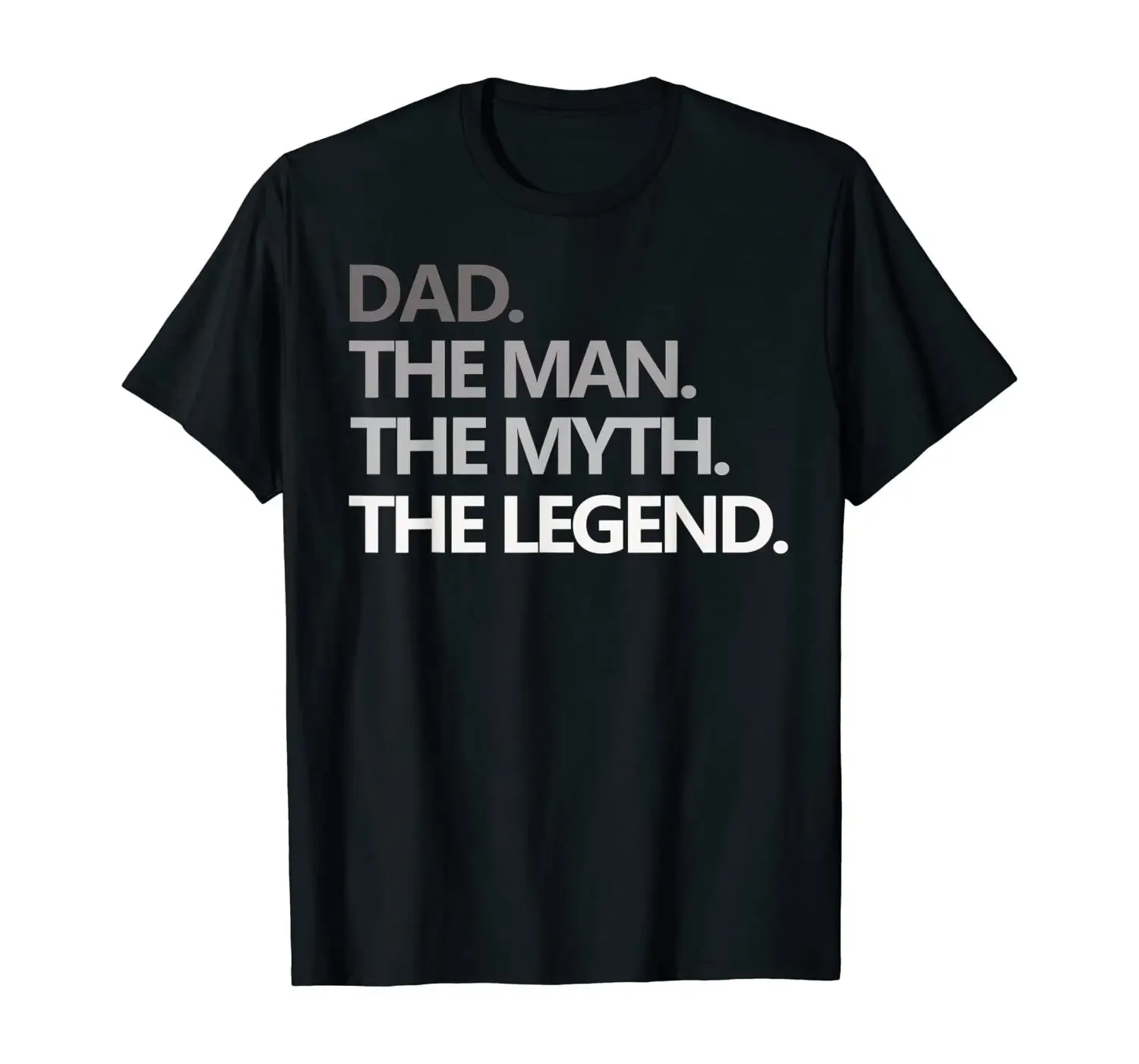 USA Mens DAD THE MAN THE MYTH THE LEGEND T Shirt Father's Day Gift 100% Cotton