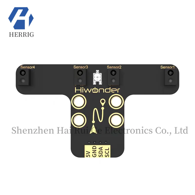 4-channel tracking module line-following sensor intelligent car robot infrared tracking four-way recognition