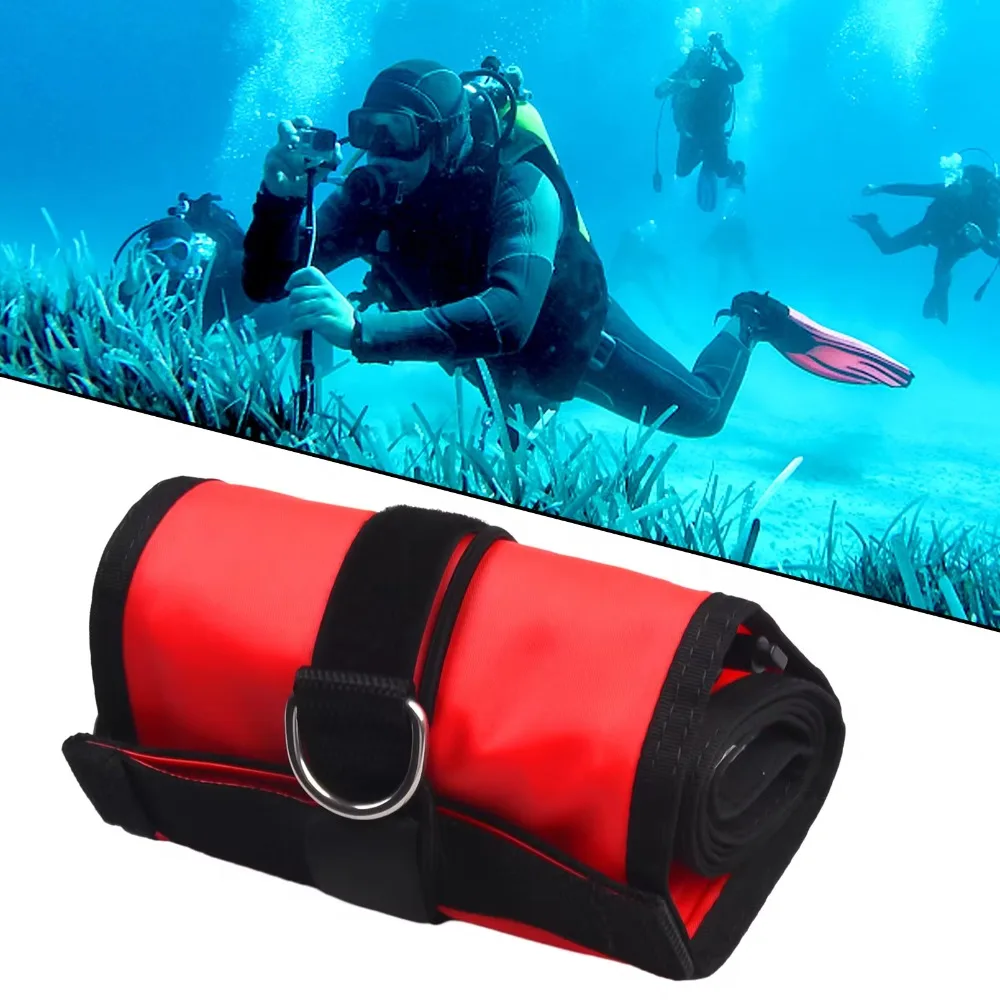 

New 1.2m SMB Diving Buoy Colorful Inflatable Surface Signal Marker Visibility Scuba Diving Buoy Accessory