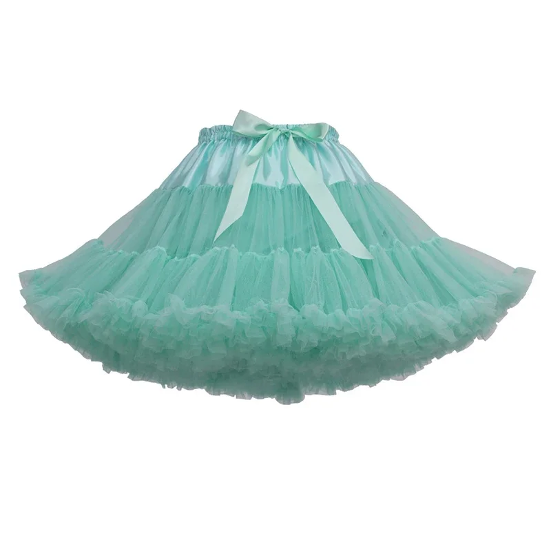 Vestido corto de fiesta de Cosplay para niñas, enaguas de Lolita, tutú de Ballet, faldas Rockabilly, crinolina