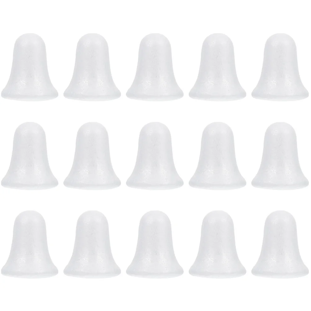 15 قطعة أجراس رغوة لتقوم بها بنفسك الحرفية عيد الميلاد أجراس معلقة لمرحلة ما قبل المدرسة رياض الأطفال لتقوم بها بنفسك لوازم الحفلات إمدادات الحفلات الرغاوي البيضاء