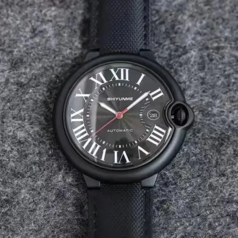 WATCH1 Store ساعة ميكانيكية أوتوماتيكية للجنسين متعددة الوظائف تقويم العين الكبيرة بالتوقيت العالمي ساعة كاملة من الفولاذ المقاوم للصدأ