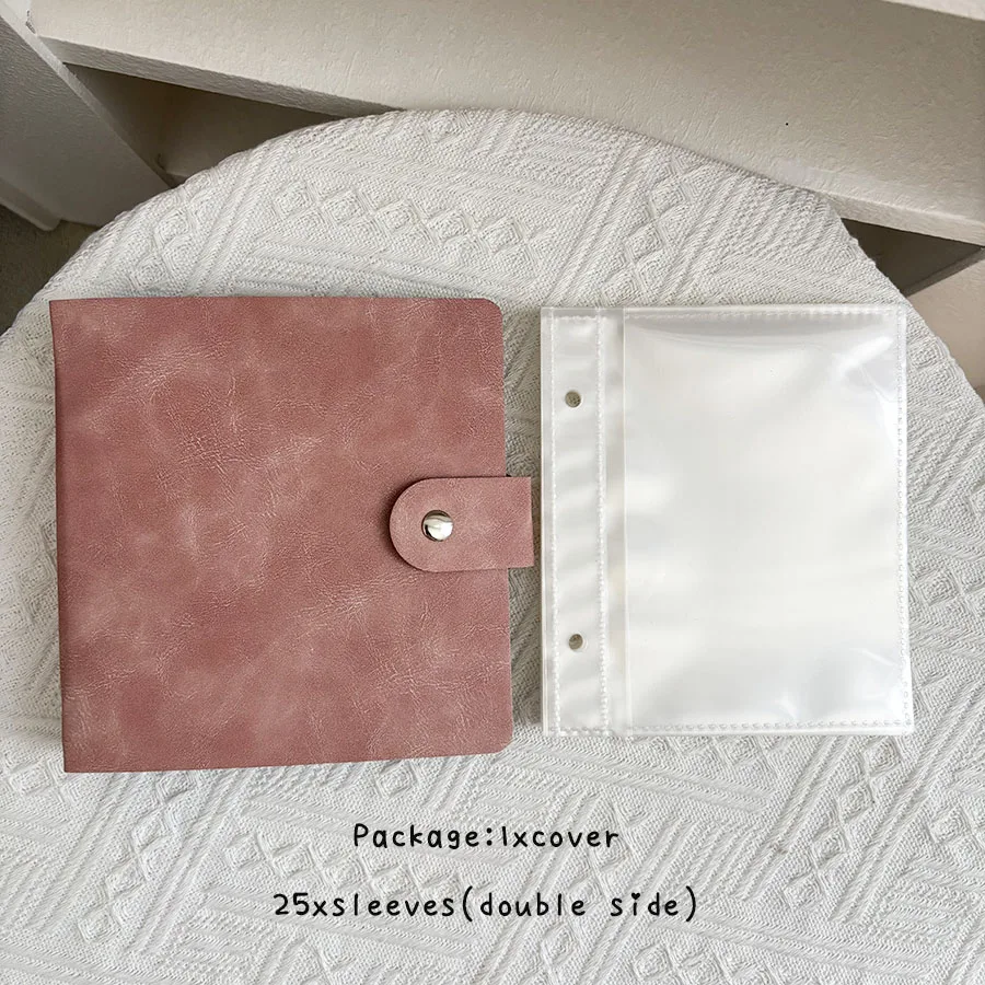 1 Set Loseblatt-Sammelbuch, PU-Samenbeutel mit 50 Taschen, quadratisch, 2 Löcher, Binder, Pflanzensamen, Aufbewahrung, Umschläge, Organizer, Halter – Detail 7