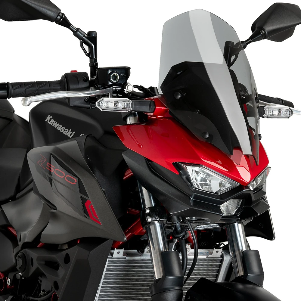 Z500 Motorcycle Sports Touring Windscreen Windshield For KAWASAKI Z 500 2024-2026 Visor Wind Screen Shield Deflector Accessories