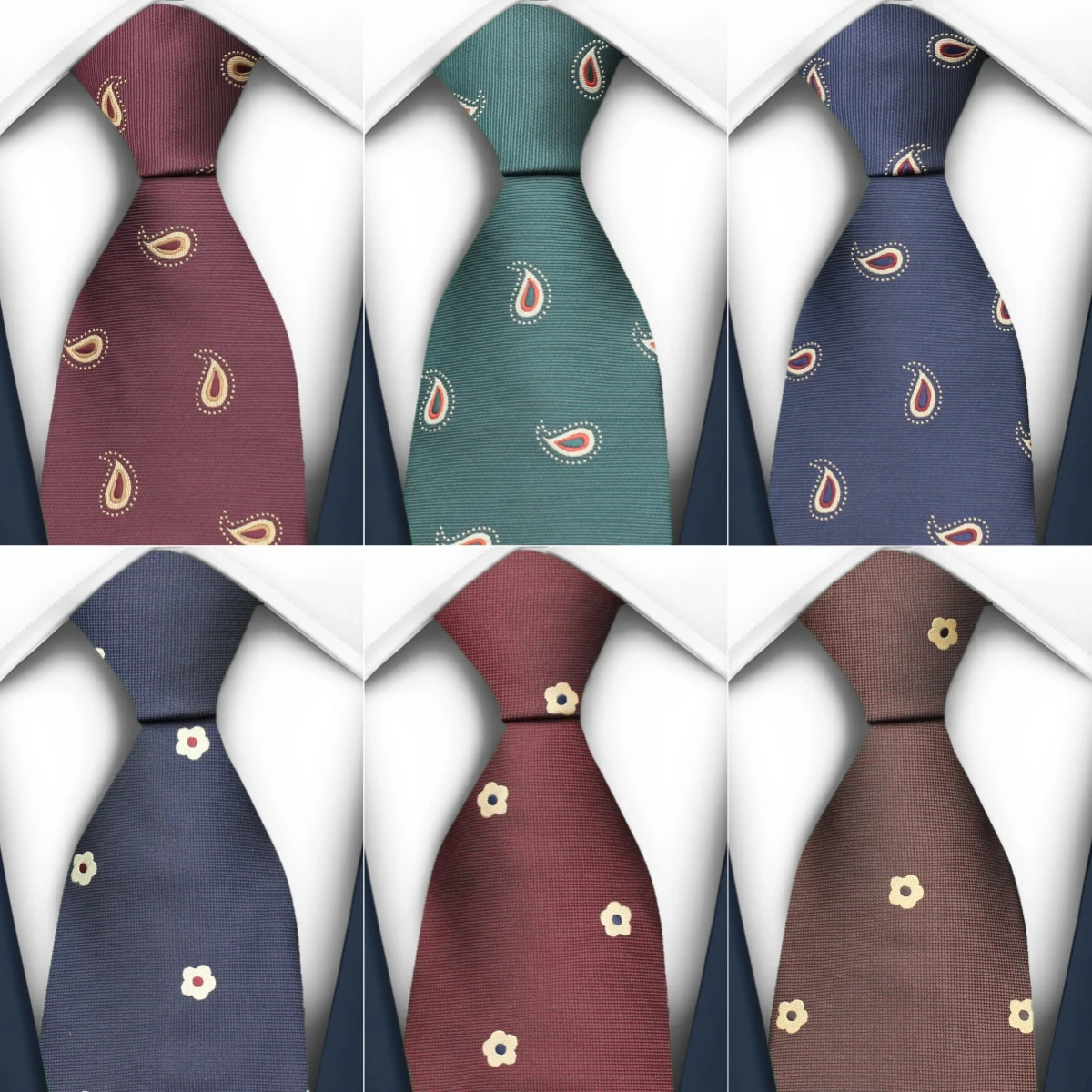 Herbst Winter Krawatte Neuheiten Paisley Floral Rot Neuheit Designer Hochzeit Krawatte Für Männer Geschenk Mode Krawatte Business Party