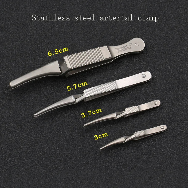 Braçadeira De Artéria De Aço Inoxidável, Braçadeira De Microveia, Dispositivo De Fecho, Oclusão Temporária De Cirurgia, Fórceps Hemostáticos Transversais